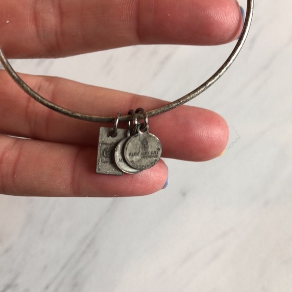 Alex and Ani Monopoly Dog Silver bracelet - Picture 5 of 5